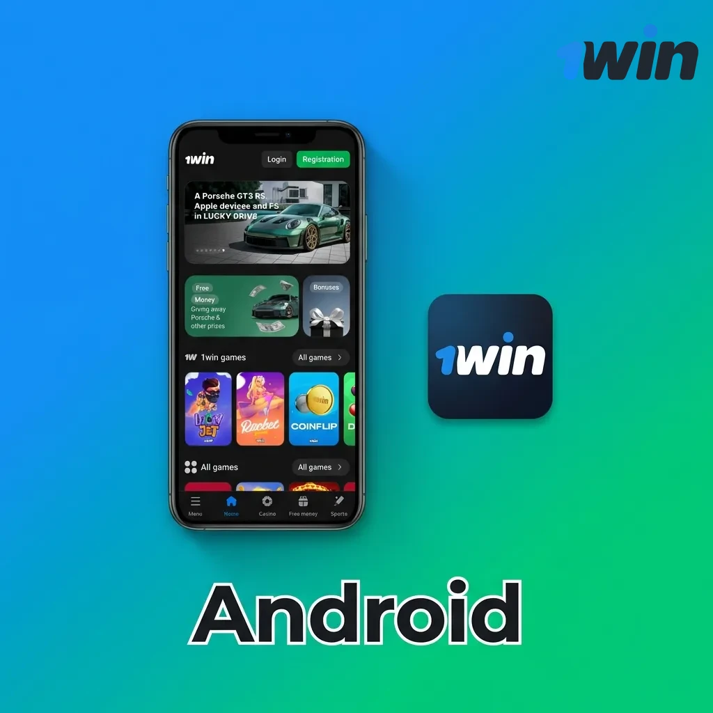 1Win APK for Android download and installation steps.